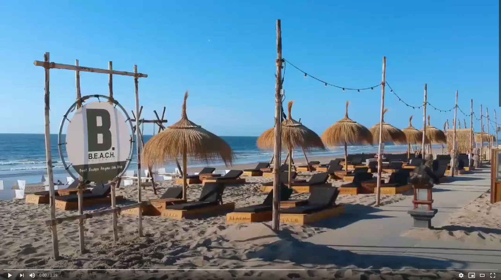 Vídeo | Sombrillas de Carritx en Chiringuito de Playa
