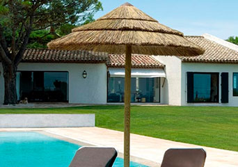 sombrilla de junto africano