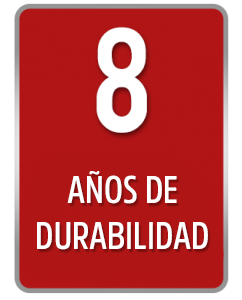 8 años garantia
