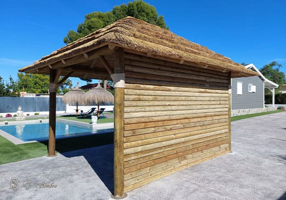 Pérgola o Palapa de Junco Africano