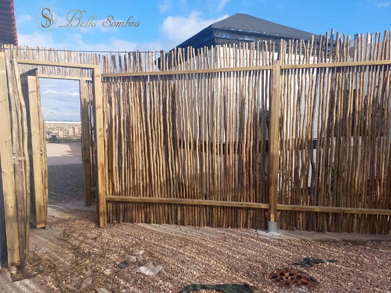 Cerramiento de Eucalipto