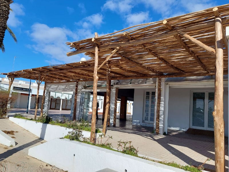 Pérgolas de Eucalipto