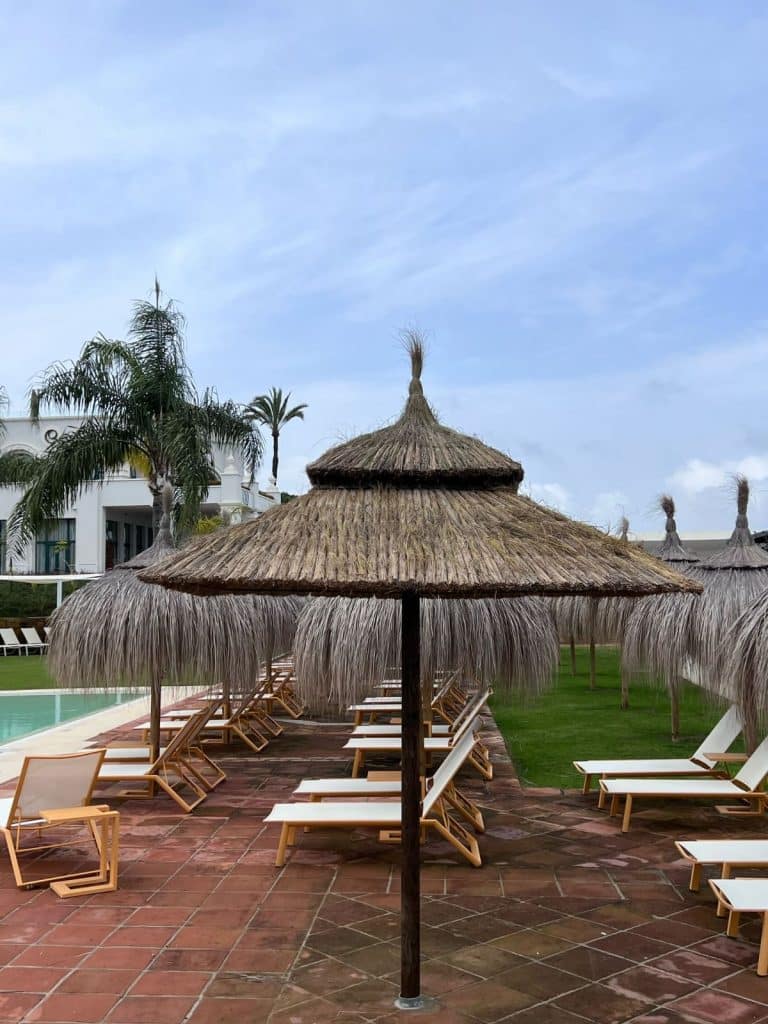 sombrilla caña marina sotogrande